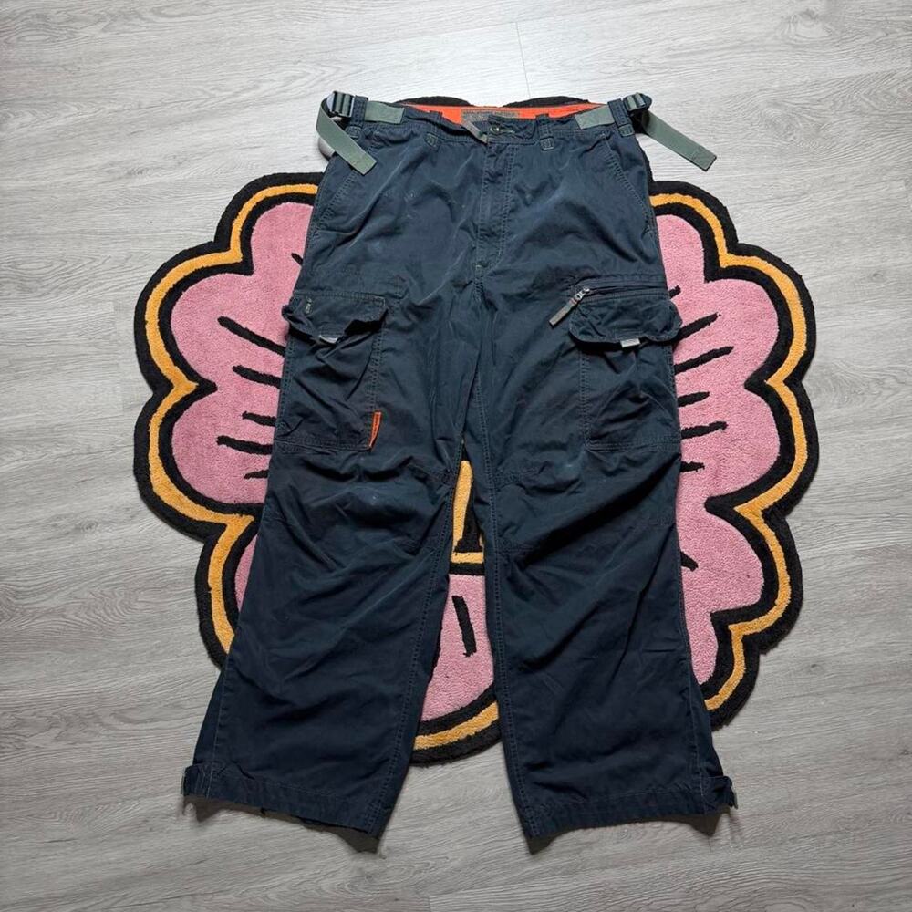 Vintage Y2K Abercrombie & Fitch Multipocket Tactical Paratrooper Pants Medium